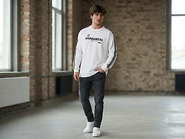 psg tech fleece: Muški duks m 1300 beli💋🌀🌀 — 1