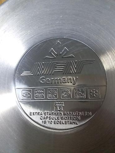 kukmara qazan: Qazan, rəng - Gümüşü, Paslanmayan polad, 1,5 bucket volume l, 20 sm, Almaniya — 3
