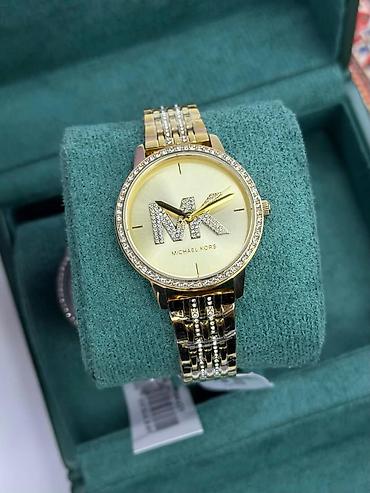 das sekilleri: Yeni, Qol saatı, Michael Kors, rəng - Qızılı — 4