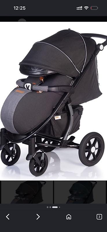 прогулочная коляска gold baby: Коляска, цвет - Черный, Б/у — 2