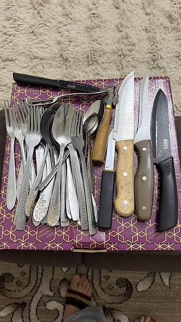 угольный шкаф: Отдам даром !столовые ложки вилки и кухонных ножей — 1