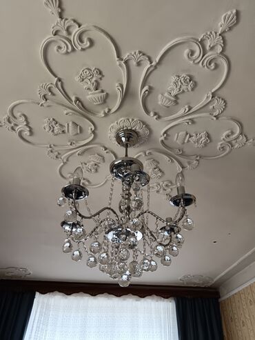 spot isiqlar qiymeti: Çılçıraq, 6 lampa, Xrustal