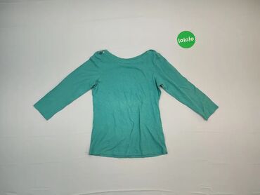 Bluzki: Bluza S (EU 36), stan - Dobry, wzór - Jednolity kolor, kolor - Błękitny