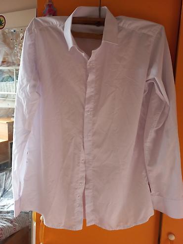 Көйнөктөр: Эркектердин көйнөгү, L, Uniqlo, Колдонулган, түсү - Ак, Өзү алып кетүү — 3