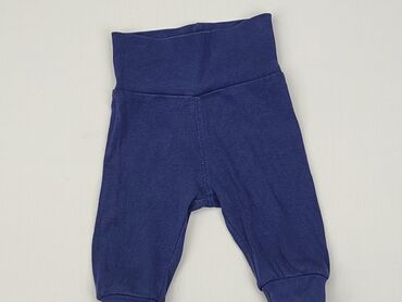 spodnie dresowe dla szczupłego chłopca: Sweatpants, H&M, 0-3 months, condition - Good