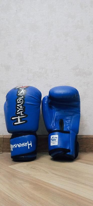 boks aleti: Hayabusa boks əlcəkləri – mavi rəng - Brend: Hayabusa - Nişanlama — 2