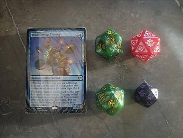 Другие предметы коллекционирования: Magic the Gathering (на англ. яз.): карты (более 1,5 кг), кубики — 5