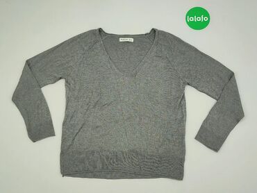 granatowa eleganckie bluzki: Sweatshirt, S (EU 36), condition - Good