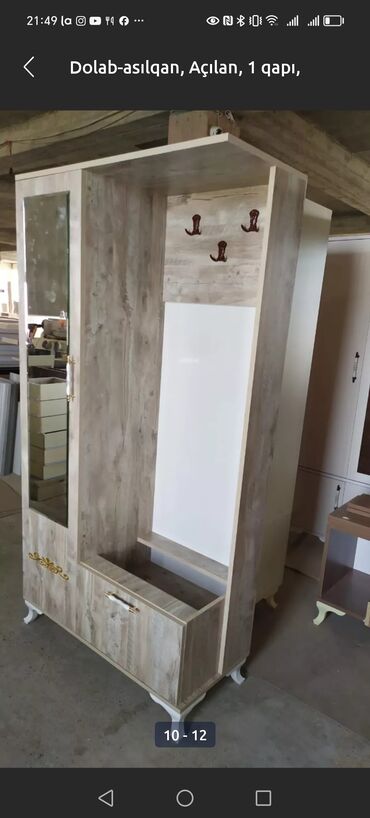 Dolablar: Yeni, 2 qapılı Düz dolab, Dəhliz dolabı — 3