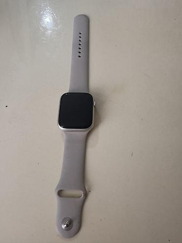 Aksesuarlar: Apple Watch Series 9 (45mm, Starlight/Silver) Çox səliqəli istifadə — 2
