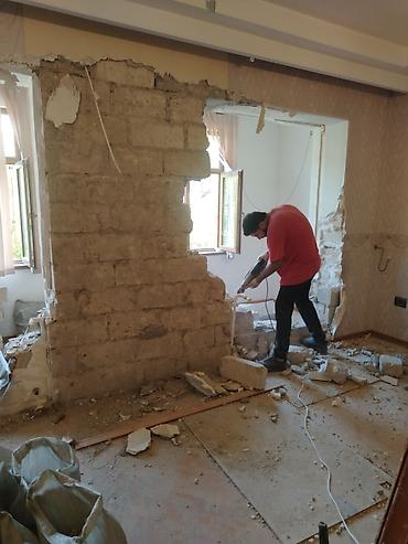 Təmir işləri: Mənzil söküntüsü Ofis söküntüsü Mağaza söküntüsü Hamam və sanitar — 5