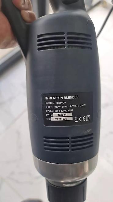 Digər restoran, kafe avadanlığı: Professional əl blenderi 2 ölcüdədi Çubuq hissənin uzunlugu 25 sm 350 — 8