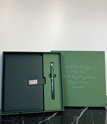 Reklam, çap: Hədiyyə dəstləri – yazı və not dəftəri temalı premium qutular 1) — 15
