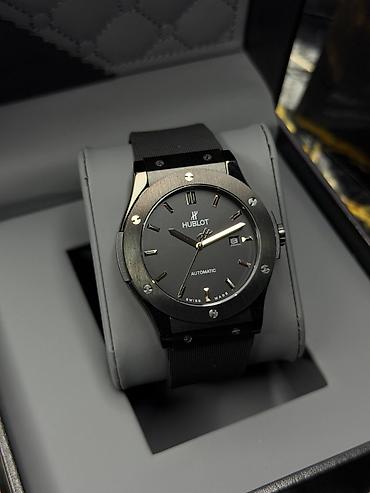 rezinka: Yeni, Qol saatı, Hublot, rəng - Qara — 2