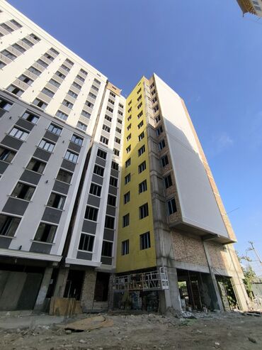квартира памир строй: 1 бөлмө, 49 кв. м, Элитка, 12 кабат, ПСО (өзү оңдоп түзөтүп бүтүү үчүн)
