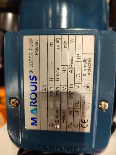 iş alətləri: MARQUIS MKP62 su nasosu - Tip: Mərkəzdənqaçma (centrifugal) su — 2