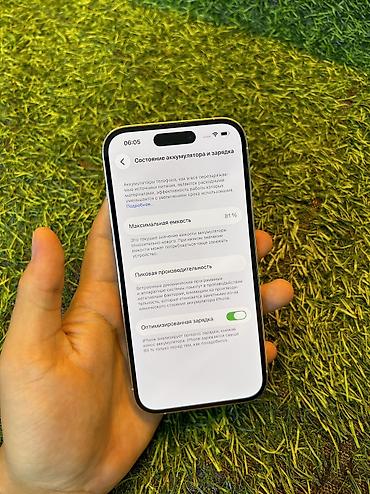 sony plays: IPhone 14 Pro, Б/у, 128 ГБ, White Titanium, Чехол, 81 % — 8