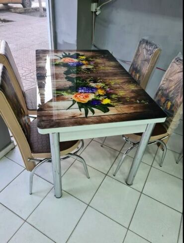 Masa və oturacaq dəstləri: *Hazır elde olan* ✔️Türk istehsalı🇹🇷 ✔️Kuxna üçün stol stul dəsti -da lalafo.az — 2 Masa və oturacaq dəstləri: *Hazır elde olan* ✔️Türk istehsalı🇹🇷 ✔️Kuxna üçün stol stul dəsti — 2