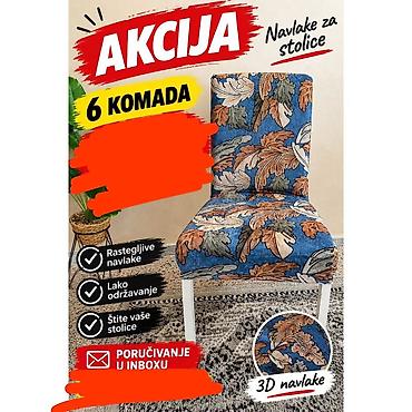 fenjeri za kucu: Navlake za stolice – set od 6 komada - 3D navlake sa modernim — 3