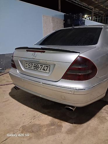 фургоны категории б: Mercedes-Benz E-Class: 2.7 л | 2002 г. Седан — 3
