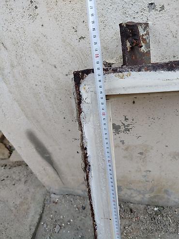 Giriş qapıları: Metal qapı dəsti – ölçüləri göstərilib - Qapı qanadının hündürlüyü — 6