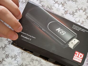 Digər oyun və konsollar: K8 Professional Gaming System Emuelec4.3 oyun konsolu dəsti. Dəstə iki