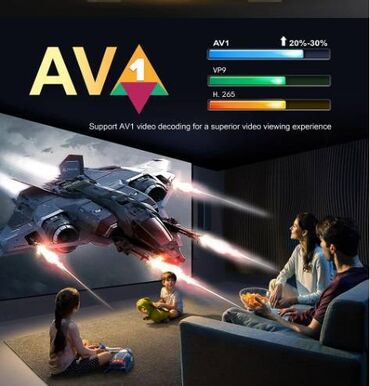 Aksesoari za TV i video: Android box X96-X10 Amlogic S928X- 8/64GB,WIFI6, 1GB LAN, 8K Nov na — 9