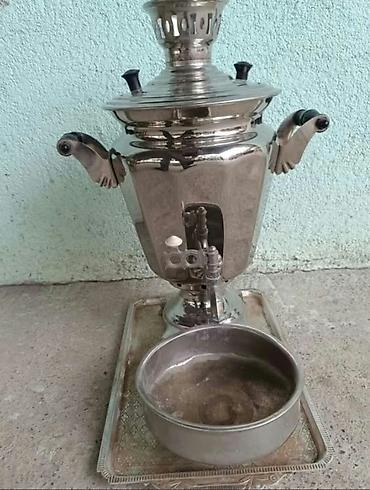 xrom caydan: Elektrik və kömürlü samovar dəsti + Maxwell qəhvə/çay dəmləyicisi 1) — 3