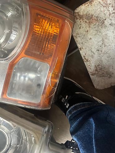 Ehtiyat hissələri: Komplekt, Yaxın və uzaq vuran işıqlar Land Rover, Orijinal, İşlənmiş — 2
