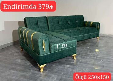 metbex mebeli ikinci əl: Künc divan, Yeni, Açılan, Bazalı, Parça, Şəhərdaxili pulsuz çatdırılma