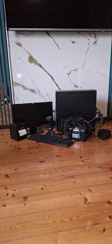 termal printer: POS (satış nöqtəsi) komplekti – kassa üçün tam sistem Tərkib: - HP — 2