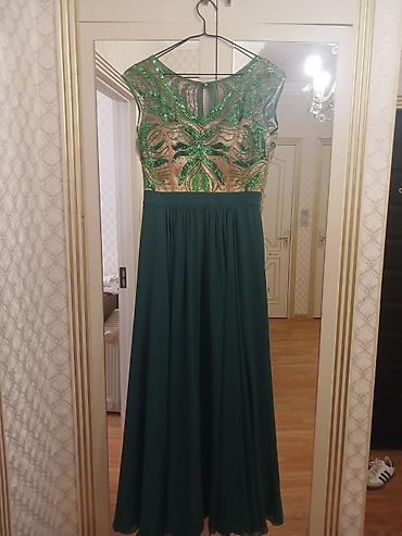 Ziyafət donları: 1) Bəzəkli yaxalı maxi don - Rəng: tünd bənövşəyi - Model: qolsuz — 19