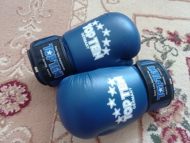 перчатки для бокса бишкек: Боксерские перчатки Tоп тен СОСТОЯНИЕ ОТЛИЧНОЕ, синий, размер 12-OZ