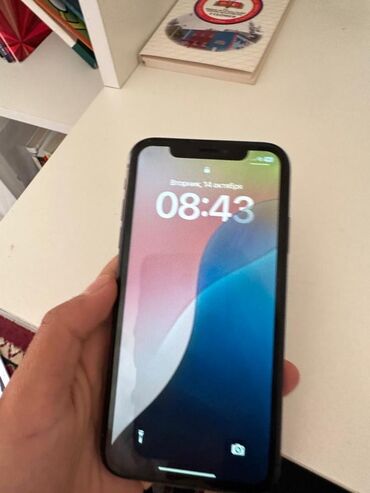 купить телефон в рассрочку без участия банка: IPhone Xr, Колдонулган, 128 ГБ, Кара, Кулакчындар, Заряддоочу түзүлүш, Коргоочу айнек, 100 %