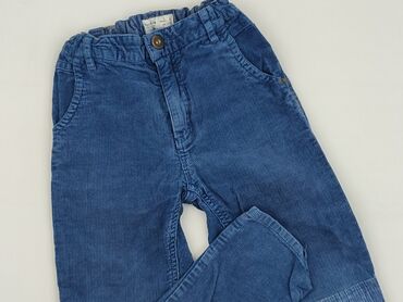 spodnie woskowane wysoki stan: Spodnie jeansowe, Zara, 8 lat, 122/128, stan - Idealny