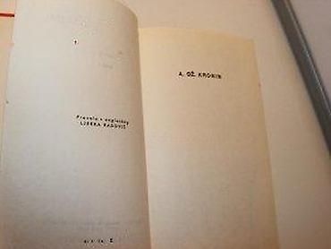 note parfema: Pesma šest penija A. Dž. KroninBiblioteka Izabrana dela. Izdavac — 3