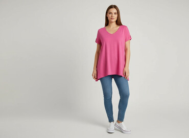 tommy hilfiger t shirty v neck: Janina, Women`s T-shirt, size L