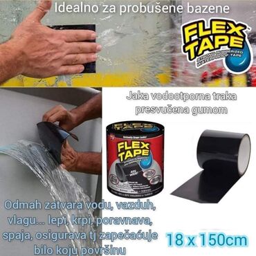 Alati: Super jaka vodootporna izolir traka Flex Tape 900 rsd Super jaka