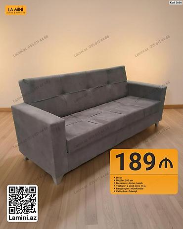 Model: Kod 2666 – Divan - Ölçü: 200 sm - Mexanizm: Açılan, bazalı lalafo.az -da Model: Kod 2666 – Divan - Ölçü: 200 sm - Mexanizm: Açılan, bazalı