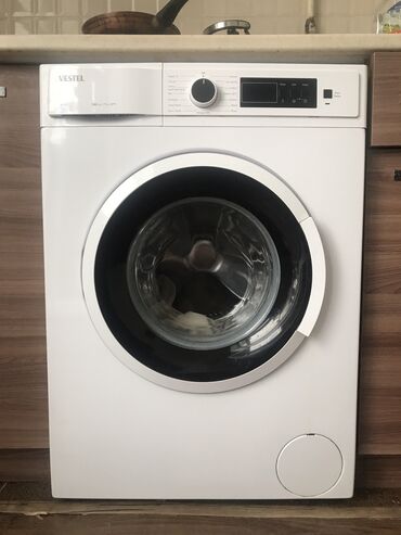 paltar yuyan masin: Paltaryuyan maşın Vestel, 7 kq, İşlənmiş, Avtomat, Qurutma var, Kredit yoxdur, Ünvandan götürmə, Ödənişli çatdırılma