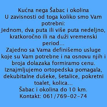 auto delovi ivanjica: Kućna nega Šabac i okolina. U zavisnosti od toga koliko smo Vam — 1