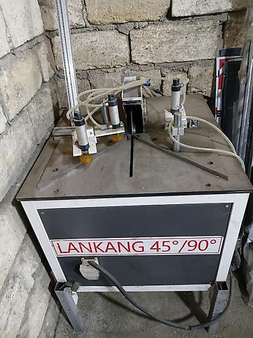 künc kəsən mişar: LANKANG 45°/90° alüminium və PVC profillər üçün künc kəsim dəzgahı - — 1
