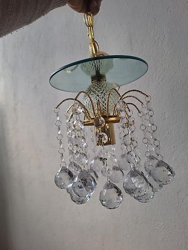 bitgi işığı: Çılçıraq, 1 lampa, Xrustal — 1
