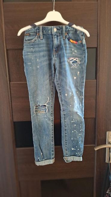 Джинсы и брюки: Uşaq cins şalvarları seti - Model 1: Açıq mavi “distressed” üslublu — 2