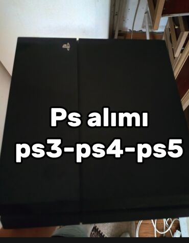 PS4 (Sony Playstation 4): Xidmət: PlayStation konsollarının alınması Məzmun: - PS3, PS4 və PS5