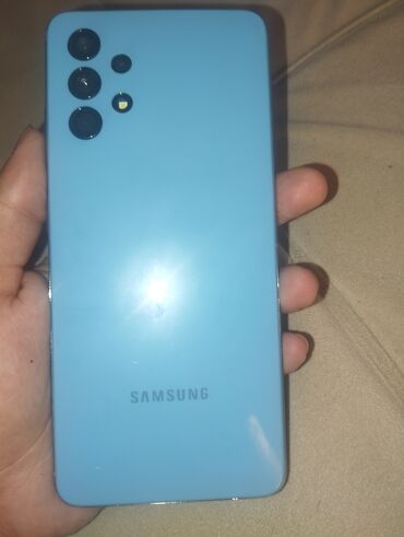 Tofas: Samsung Galaxy A32, 64 GB, rəng - Mavi, Zəmanət, Sensor, Barmaq izi