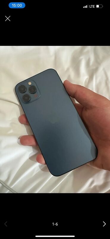 поко ф4 gt цена бишкек: IPhone 12 Pro Max, Колдонулган, 256 ГБ, Blue Titanium, Коргоочу айнек, Каптама, 85 %