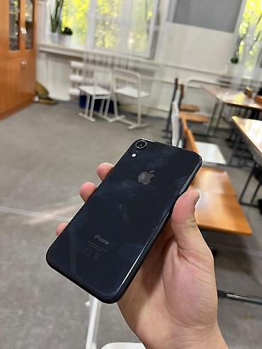 IPhone Xr, Б/у, 128 ГБ, Черный, 77 %