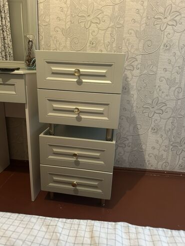 шкаф для детской одежды: Кийим үчүн комод, Күзгүсүз, ЛДСП, түсү - Боз