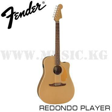 эл гитара в Кыргызстан | ГИТАРЫ: Электроакустическая гитара Fender Redondo Player Bronze Satin Fender